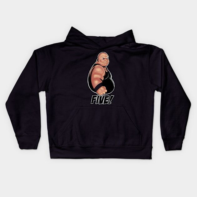 King Kong Bundy tribute Kids Hoodie by BenWo357